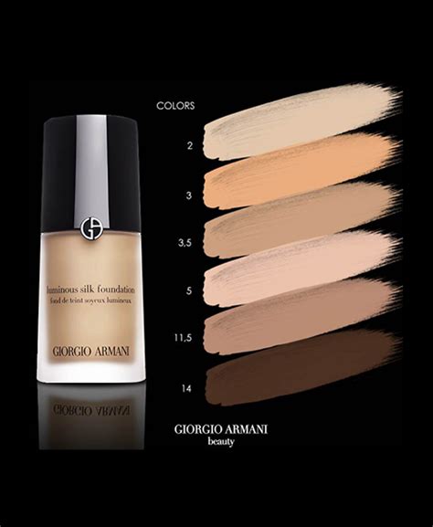 armani luminous silk foundation tester.